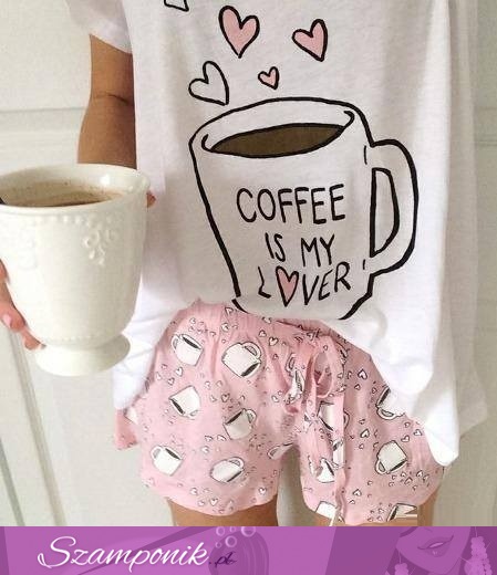 Kawowa piżama