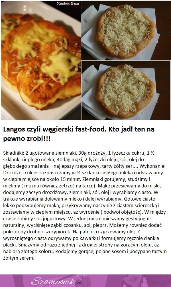 Langos, czyli węgierski fast-food. PRZEPYSZNE!