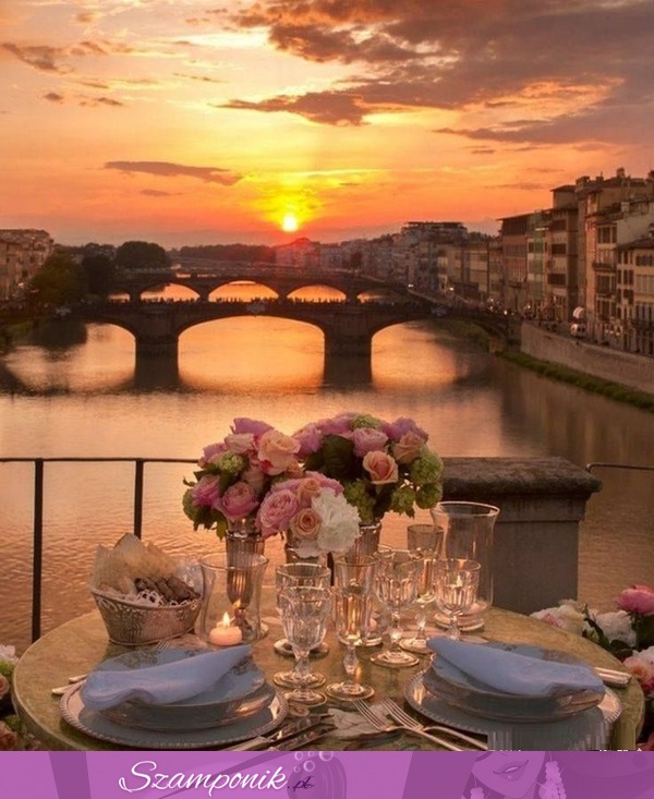 Romantyczna kolacja- wspaniały widok