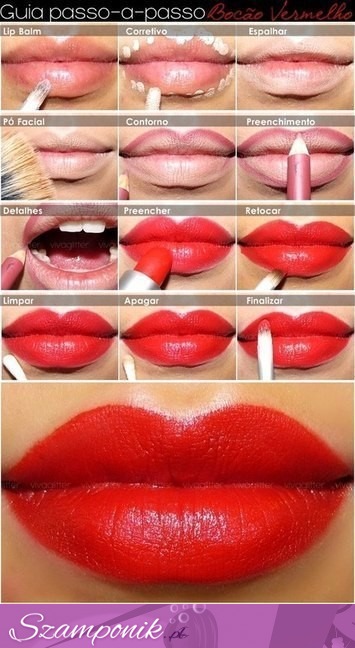 Zobacz jak pomalować idealnie usta! Krok po kroku! Super efekt pełnych ust ;)