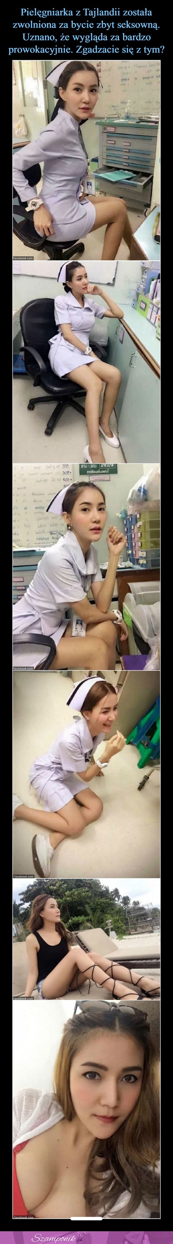 Pielęgniarka z Tajlandii została zwolniona za bycie zbyt seksowną!