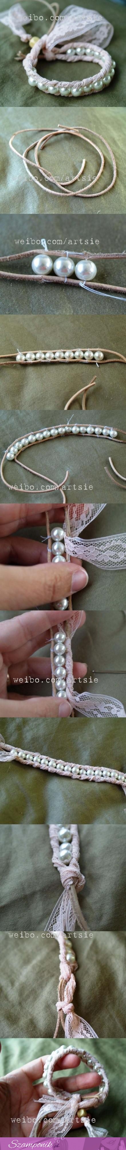Biżuteria z perełkami! Zobacz jak zrobić uroczą bransoletkę!