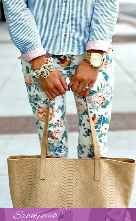 Kwiatowe spodnie <3