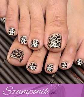 Leopardowe paznokcie! Super na lato!
