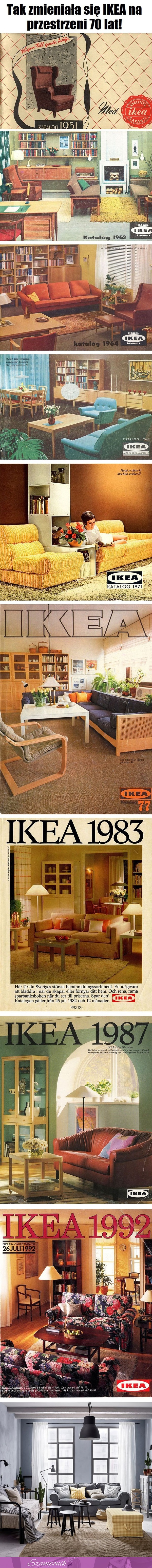 Tak zmieniała się IKEA na przestrzeni 70 lat